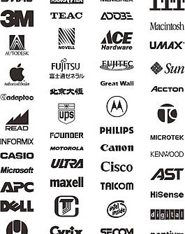 电脑品牌logo图片